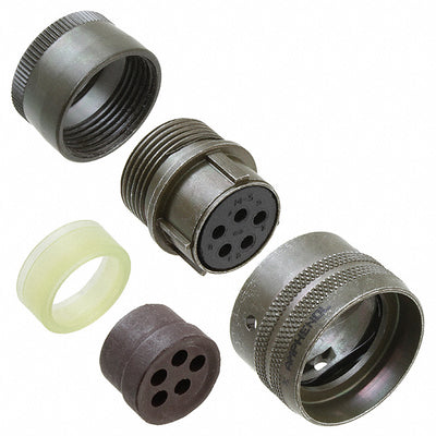 PT06E-14-5S by Amphenol Industrial Operations - CONNECTOR PLUG FMALE 5POS SOLDER CUP