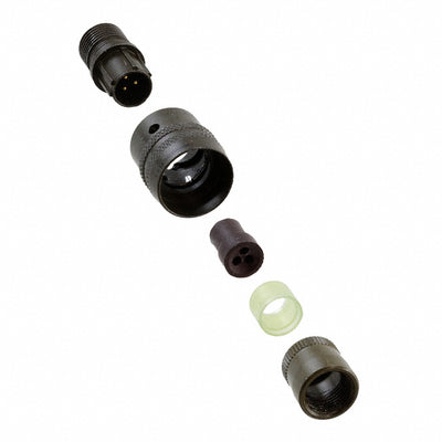 PT06E-8-3P by Amphenol Industrial Operations - CONNECTOR PLUG MALE 3P GOLD SLDR CUP