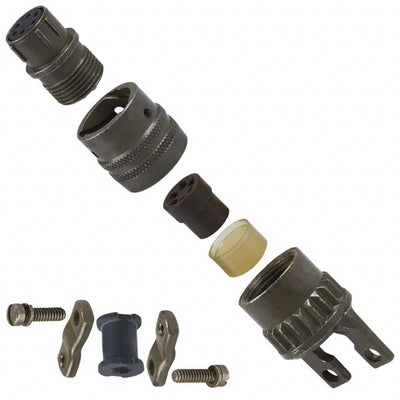 PT06E-10-6S(SR) by Amphenol Industrial Operations - CONNECTOR PLUG FMALE 6P GOLD SLDR CUP