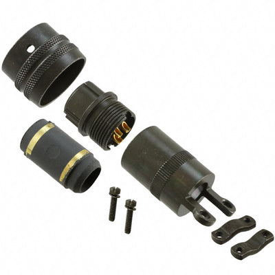 PT06J-12-3S by Amphenol Industrial Operations - CONNECTOR PLUG FMALE 3P GOLD SLDR CUP
