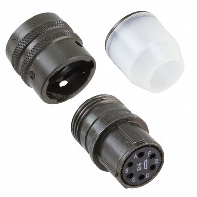 PT06P-10-6S by Amphenol Industrial Operations - CONNECTOR PLUG FMALE 6P GOLD SLDR CUP