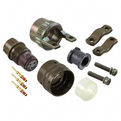 PT06SE-12-3P(SR) by Amphenol Industrial Operations - CONNECTOR PLUG MALE 3POS GOLD CRIMP