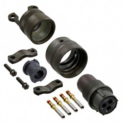 PT06SE-12-3S(SR) by Amphenol Industrial Operations - CONNECTOR PLUG FMALE 3POS GOLD CRIMP