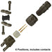 PT06SE-10-6P(SR) by Amphenol Industrial Operations - CONNECTOR PLUG MALE 6POS GOLD CRIMP