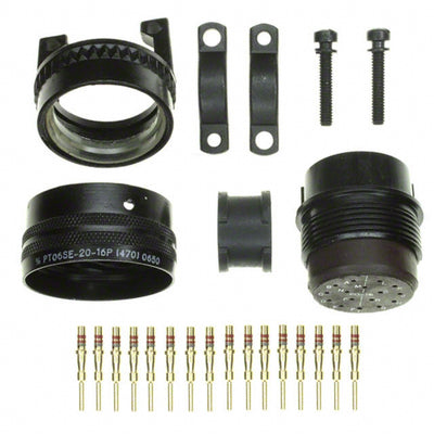PT06SE-20-16P(470) by Amphenol Industrial Operations - CONNECTOR PLUG MALE 16POS GOLD CRIMP