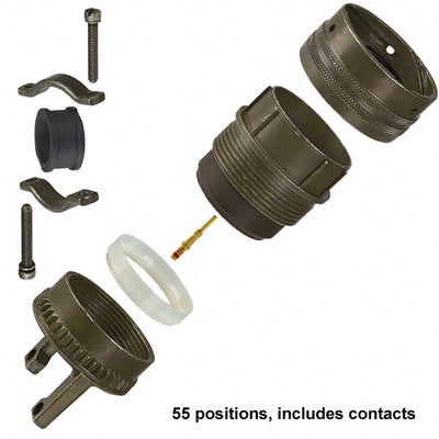 PT06SE-22-55P(470) by Amphenol Industrial Operations - CONNECTOR PLUG MALE 55POS GOLD CRIMP