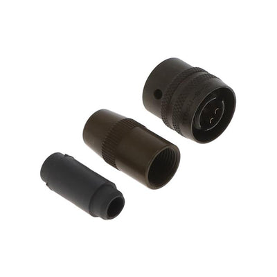 PT06W-8-2P by Amphenol Industrial Operations - CONNECTOR PLUG MALE 2P GOLD SLDR CUP