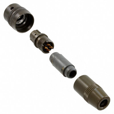 PT06W-8-4P by Amphenol Industrial Operations - CONNECTOR PLUG MALE 4P GOLD SLDR CUP