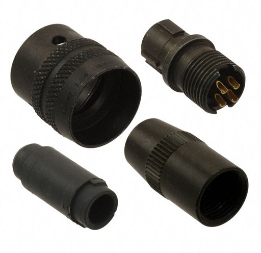 PT06W-8-4S by Amphenol Industrial Operations - CONNECTOR PLUG FMALE 4P GOLD SLDR CUP