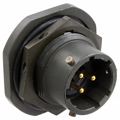 PT07A-12-3P by Amphenol Industrial Operations - CONNECTOR RECPT MALE 3P GOLD SLDR CUP