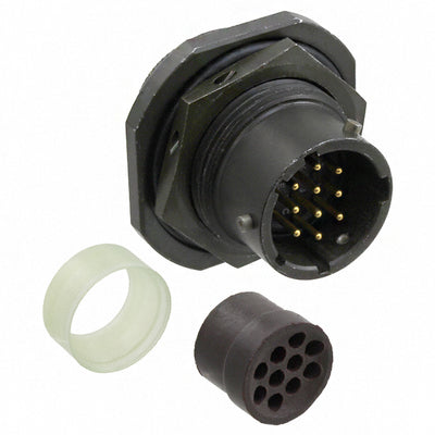 PT07E-12-10P by Amphenol Industrial Operations - CONNECTOR RECPT MALE 10P GOLD SLDR CUP