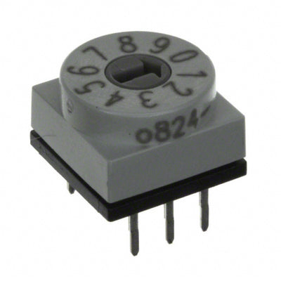 PT65101 by APEM Inc. - SWITCH ROTARY DIP BCD 150MA 24V
