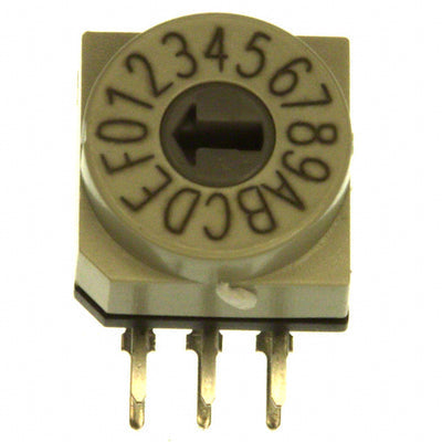 PT65103L254 by APEM Inc. - SWITCH ROTARY DIP HEX 150MA 24V