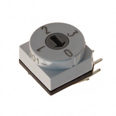PT65112L254 by APEM Inc. - SWITCH ROTARY DIP BCD 150MA 24V