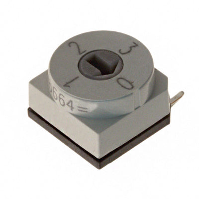 PT65121L254 by APEM Inc. - SWITCH ROTARY DIP SP4T 150MA 24V