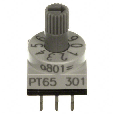 PT65301 by APEM Inc. - SWITCH ROTARY DIP BCD 150MA 24V