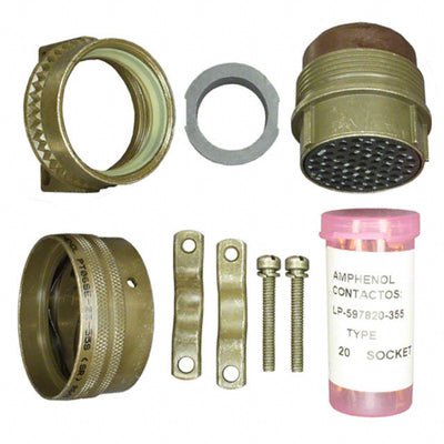 PT06SE-22-55S(SR) by Amphenol Industrial Operations - CONNECTOR PLUG FMALE 55POS GOLD CRIMP