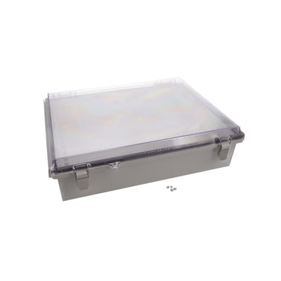 PTQ-11072-C by Bud Industries - BOX PLAS GRY 13.780""L X 17.720""W