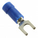 PV14-6F-M by Panduit Corp - CONNECTOR SPADE TERM 14-16AWG #6 BLU
