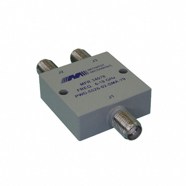 PWD-5526-02-SMA-79 by Cinch Connectivity Solutions Midwest Microwave - RF PWR DIVIDER 6GHZ-18GHZ MODULE