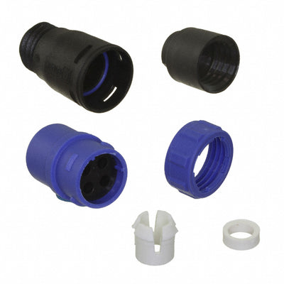 PX0410/04P/6065 by Bulgin - CONNECTOR PLUG HSG MALE 4POS INLINE