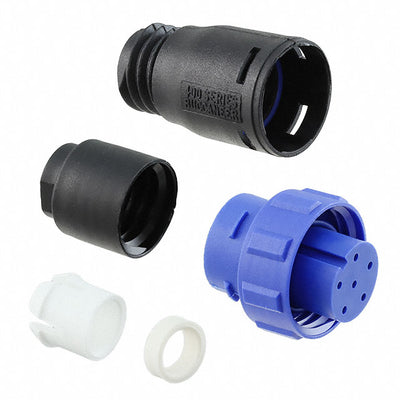 PX0410/06S/6065 by Bulgin - CONNECTOR PLG HSG FMALE 6POS INLINE