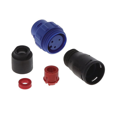PX0411/03S/4550 by Bulgin - CONNECTOR RECPT HSG FMALE 3POS INLINE
