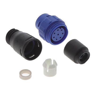 PX0411/08S/6065 by Bulgin - CONNECTOR RECPT HSG FMALE 8POS INLINE