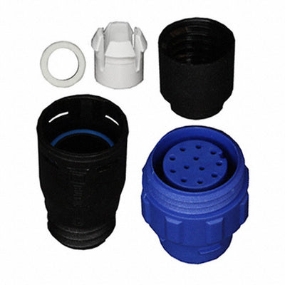 PX0411/12S/6065 by Bulgin - CONNECTOR RECPT HSG FMALE 12PS INLINE