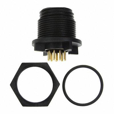 PX0413/12P/PC by Bulgin - CONNECTOR RECPT MALE 12POS GOLD SOLDER