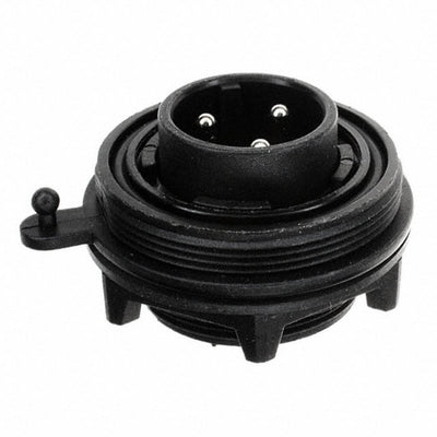 PX0730/P by Bulgin - CONNECTOR RECPT MALE 3POS NICKEL SCREW