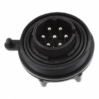 PX0744/P by Bulgin - CONNECTOR RECPT MALE 7POS NICKEL SCREW