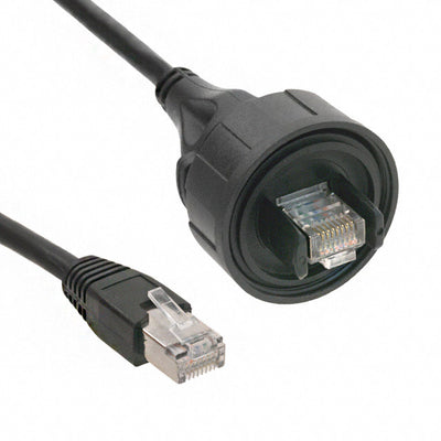 PX0837/2M00 by Bulgin - CABLE MOD 8P8C PLUG-PLUG 6.56