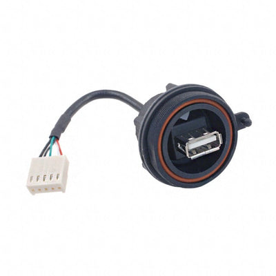 PX0843/A by Bulgin - CONNECTOR RECPT IP68 USB A PNL - 5POS