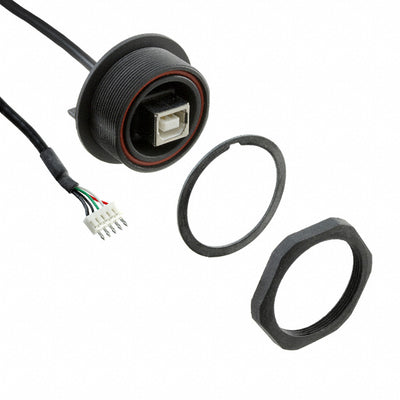 PX0849/B by Bulgin - CONNECTOR RECPT IP68 USB B REAR MOUNT