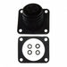 PX0941/04/S by Bulgin - CONNECTOR RECPT FMALE 4P NICKEL SCREW