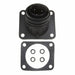 PX0941/03/P by Bulgin - CONNECTOR RECPT MALE 3POS NICKEL SCREW