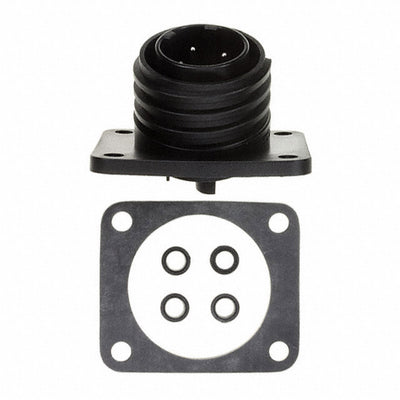 PX0941/04/P by Bulgin - CONNECTOR RECPT MALE 4POS NICKEL SCREW