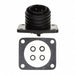 PX0941/04/P by Bulgin - CONNECTOR RECPT MALE 4POS NICKEL SCREW