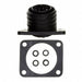 PX0941/10/P by Bulgin - CONNECTOR RECPT MALE 10P NICKEL SCREW
