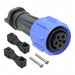 PXA911/05/S by Bulgin - CONNECTOR PLUG FMALE 5P NICKEL SCREW