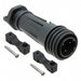 PXA921/03/P by Bulgin - CONNECTOR RECPT MALE 3POS NICKEL SCREW