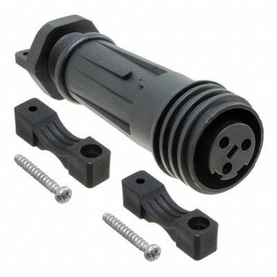 PXA921/03/S by Bulgin - CONNECTOR RECPT FMALE 3P NICKEL SCREW