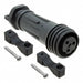 PXA921/03/S by Bulgin - CONNECTOR RECPT FMALE 3P NICKEL SCREW