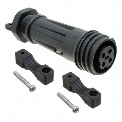 PXA921/04/S by Bulgin - CONNECTOR RECPT FMALE 4P NICKEL SCREW