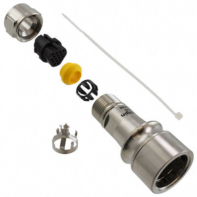 PXM6010/16S/CR/0910/SN by Bulgin - CONNECTOR PLG HSG FMALE 16POS INLINE