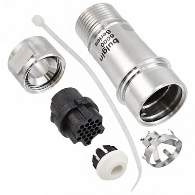 PXM6011/22S/CR/0910/SN by Bulgin - CONNECTOR RECPT HSG FMALE 22PS INLINE