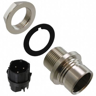 PXM6012/03P/ST by Bulgin - CONNECTOR PLUG MALE 3POS NICKEL SCREW