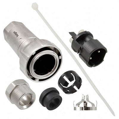 PXM7010/02P/ST/0911/SN by Bulgin - CONNECTOR PLUG MALE 2POS NICKEL SCREW