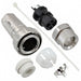 PXM7010/02S/ST/0709/SN by Bulgin - CONNECTOR PLUG FMALE 2P NICKEL SCREW